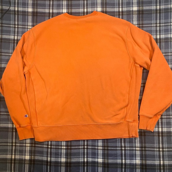 Champion Reverse Weave Orange Sweatshirt Mens 2XL Heavy Fleece S4453 026 - Picture 8 of 8